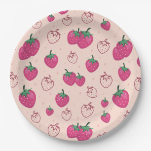 Strawberry Paper Plate