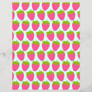 Strawberry Pastel Blue