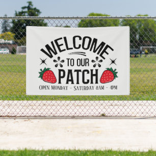Strawberry patch add days times vendors banner