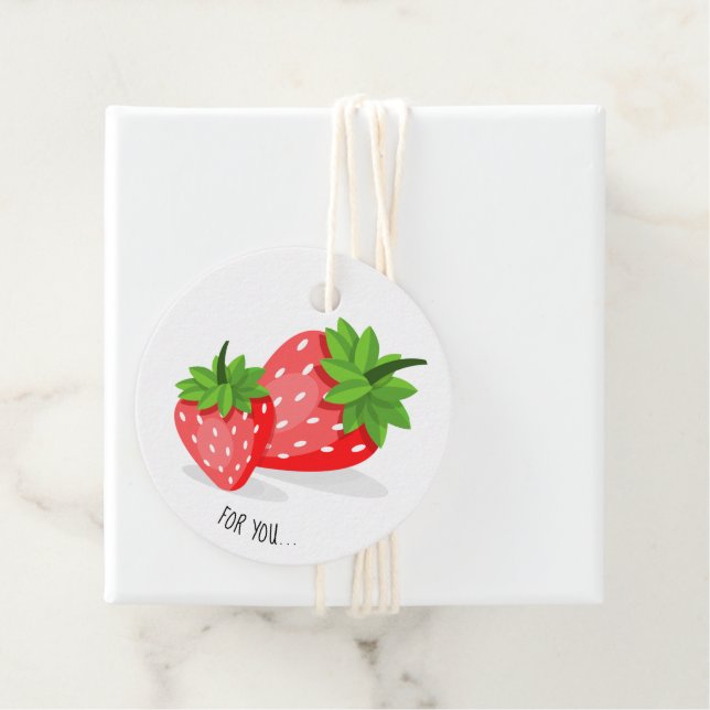 Strawberry Patch Favour Tags (In Situ)