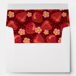 Strawberry Pattern 2 2 Envelope