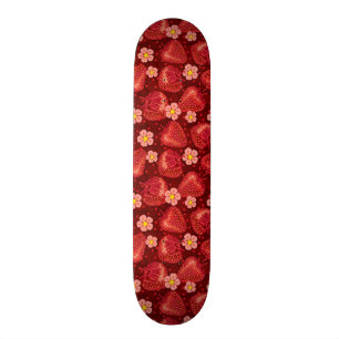 Strawberry Pattern 2 2 Skateboard