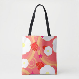 Strawberry Pattern 2 Tote Bag