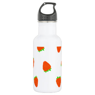 strawberry pattern 532 ml water bottle