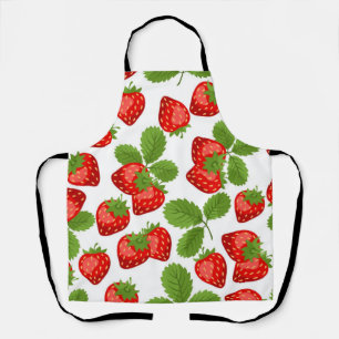 Strawberry pattern apron