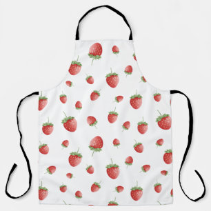 Strawberry Pattern Apron