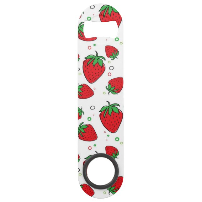 Strawberry pattern bar key (Front)
