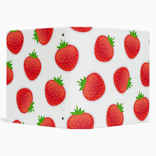 Strawberry pattern binder (Background)