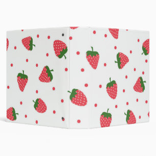 Strawberry pattern binder