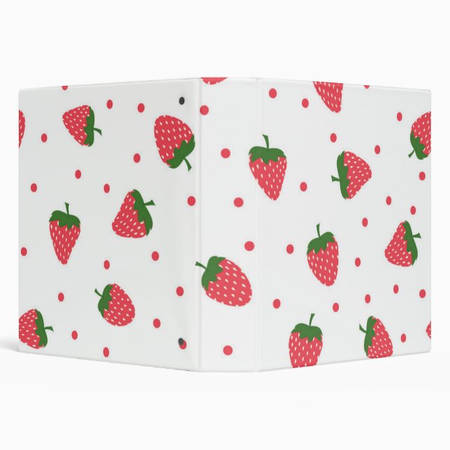 Strawberry pattern binder (Background)
