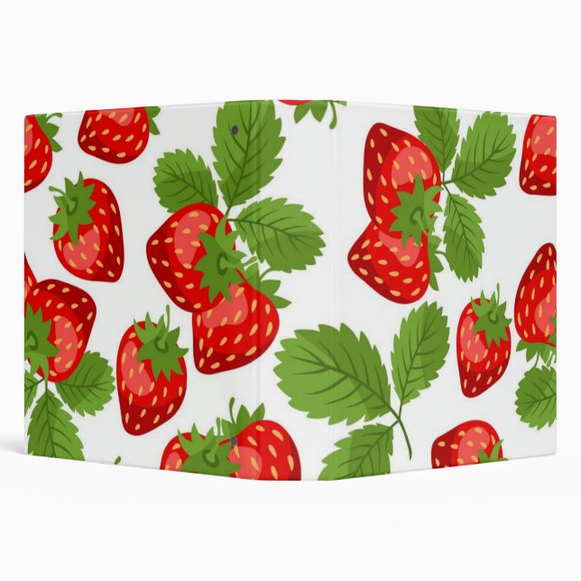 Strawberry pattern binder (Background)