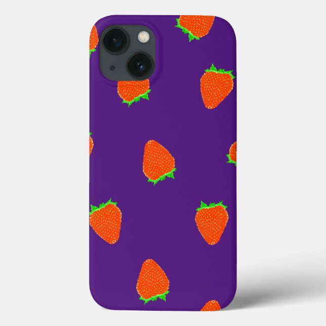 Strawberry pattern Case-Mate iPhone case (Back)