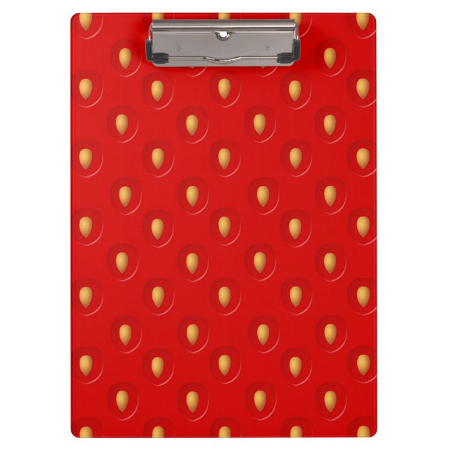 Strawberry Pattern Clipboard (Front)