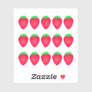 Strawberry Pattern Cute Baby Shower Birthday Party
