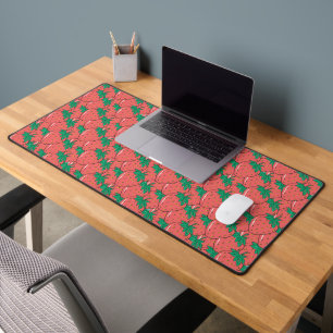Strawberry Pattern Desk Mat