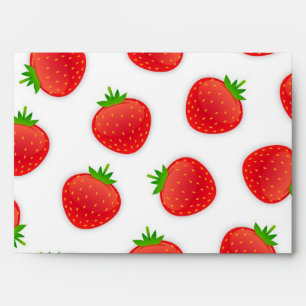 Strawberry pattern envelope