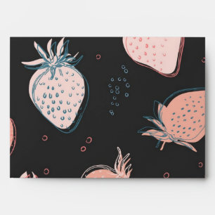 Strawberry pattern envelope