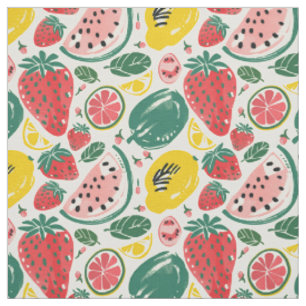 Strawberry Pattern Fabric