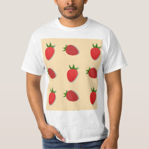 Strawberry pattern for fruit summertime good vibes T-Shirt