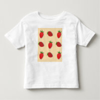 Strawberry pattern for fruit summertime good vibes