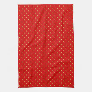 Strawberry Pattern Kitchen Towel