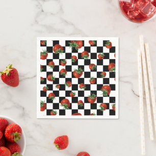 Strawberry Pattern Napkin