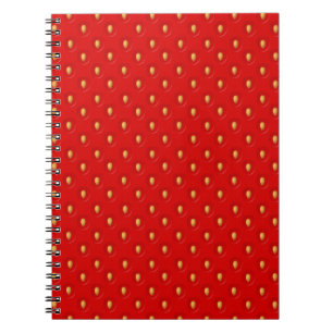 Strawberry Pattern Notebook