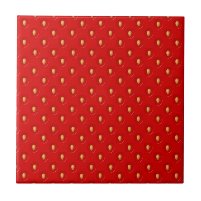 Strawberry Pattern Tile (Front)