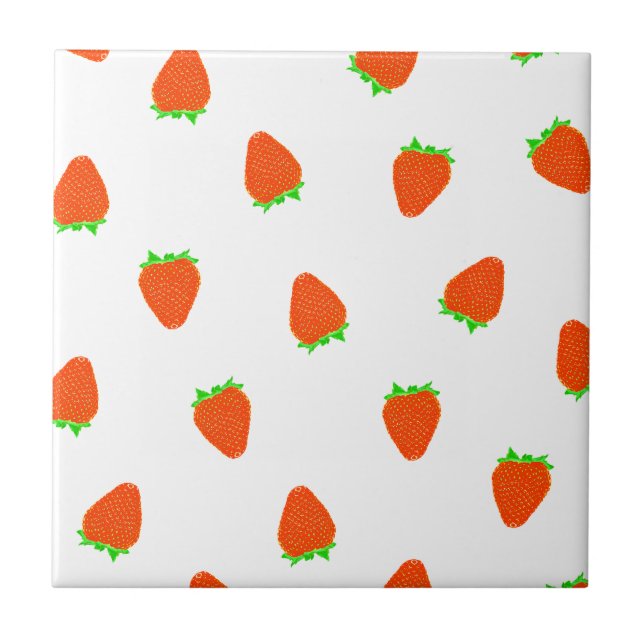 strawberry pattern tile (Front)