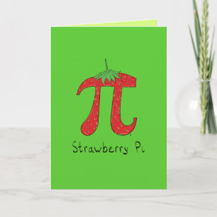 Strawberry Pi Greeting Card