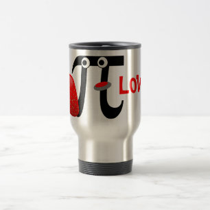 Strawberry PI LOVER Aluminum Travel Mug