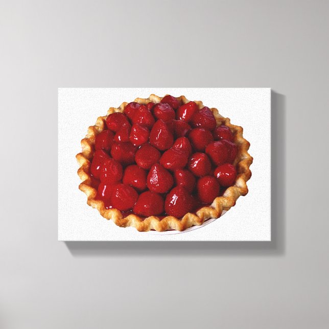 Strawberry Pie Canvas Print (Front)