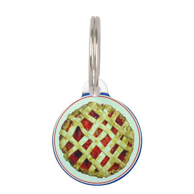 strawberry pie pet tag (Front)