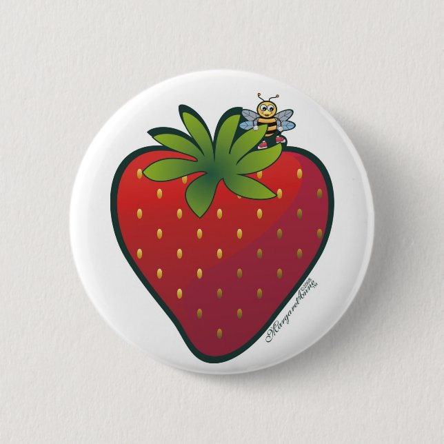 Strawberry Pin (Front)