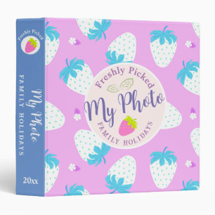 Strawberry Pink Binder
