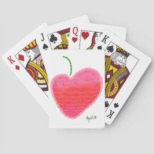 Strawberry playing cards