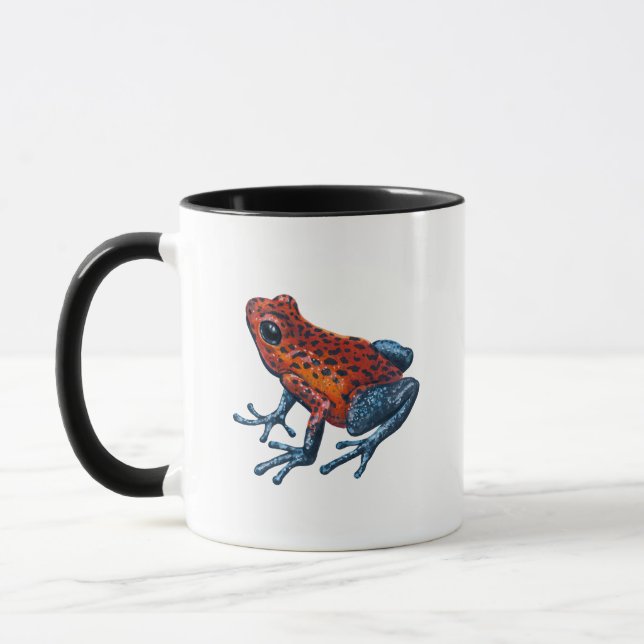 Strawberry Poison dart frog Mug (Left)