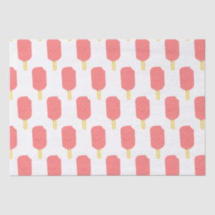 Strawberry Popsicle Cute Cartoon Drawing Tissue Paper