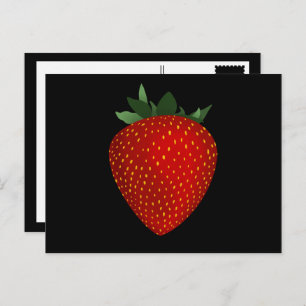strawberry postcard