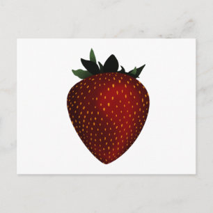 strawberry postcard