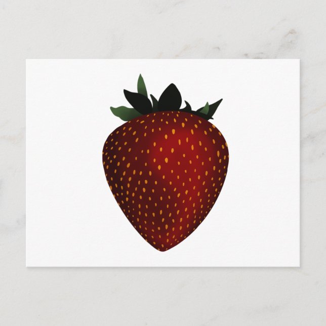 strawberry postcard (Front)