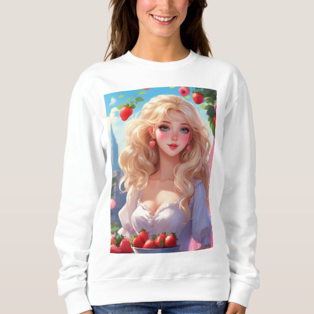Strawberry princess  sweatshirt (Front)