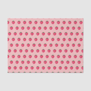 Strawberry Print Tissue Paper
