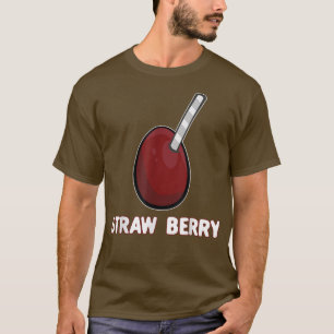 Strawberry Puns Summer Fruits Funny Vegan Food Veg T-Shirt