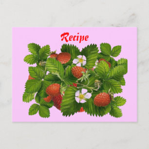 Strawberry Recipe Card