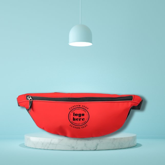 Strawberry Red Company Logo Business Promotion Fanny Pack (Creator Uploaded)