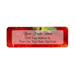 Strawberry Return Address Labels
