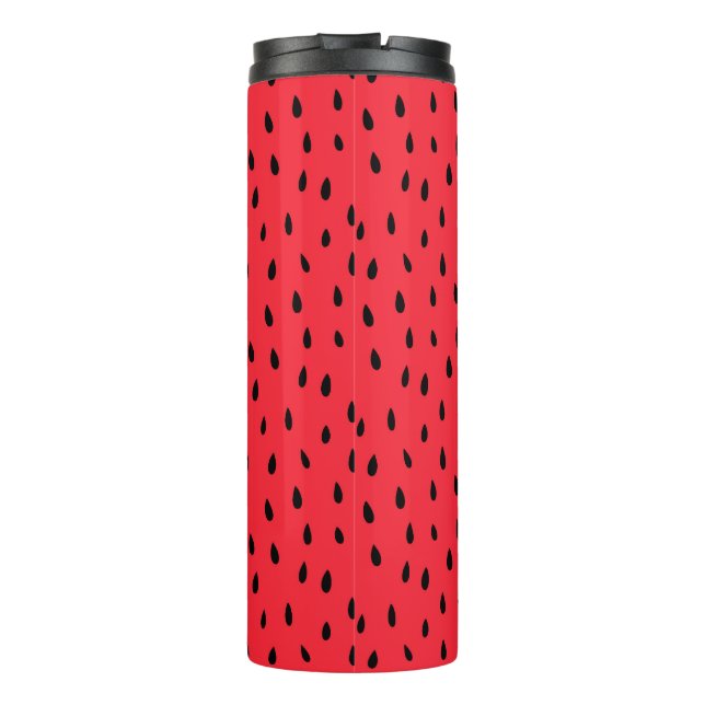 Strawberry Seeds Thermal Tumbler (Back)