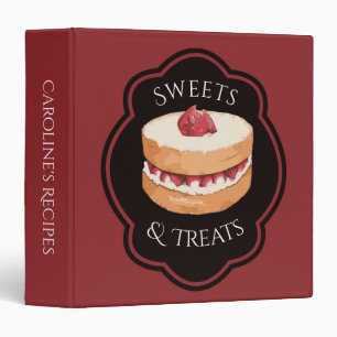 Strawberry Shortcake Desserts Recipe Binder