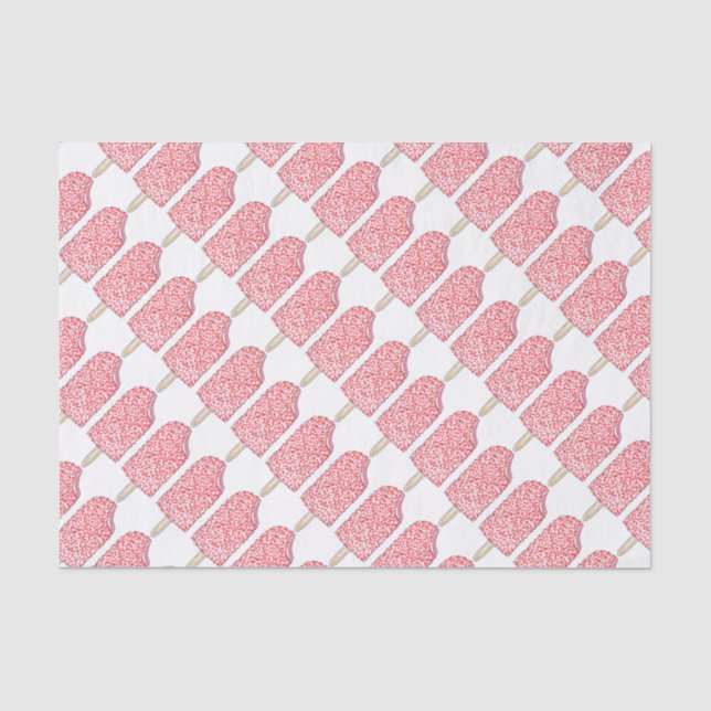 Strawberry Shortcake Eclair Popsicle Tissue Paper (Front)